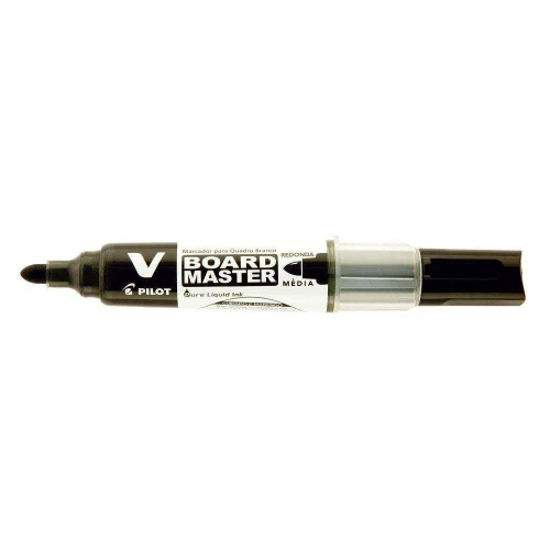 Pincel para quadro branco líquido 5,5ml preto recarregável Pilot