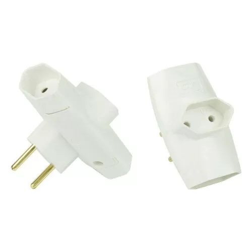 Pino adaptador T 03 saídas de 02 pinos blister F.C