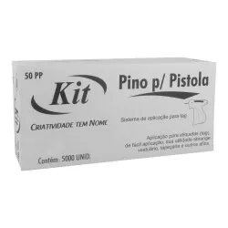 Pino fix pin 25mm com 5000 unidades Kit