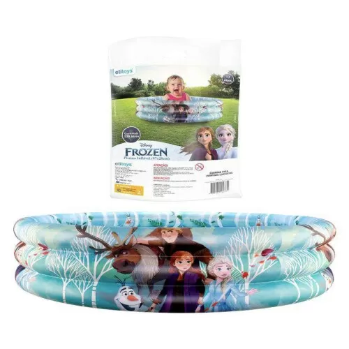 Piscina inflável Frozen 97x20cm 130lts Etitoys