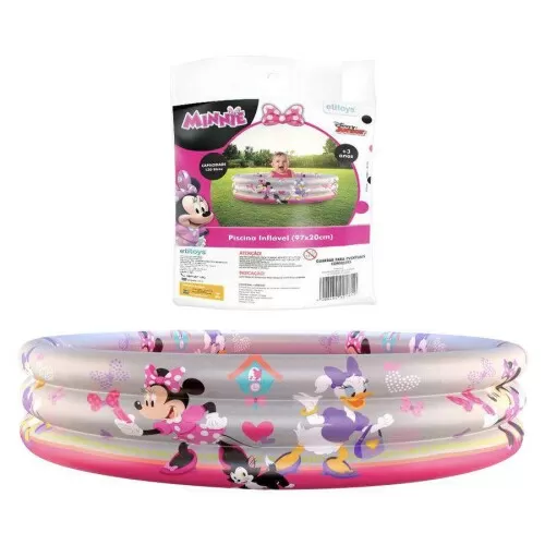 Piscina inflável Minnie 97x20cm 130lts Etitoys