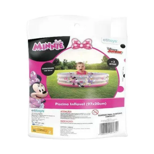 Piscina inflável Minnie 97x20cm 130lts Etitoys