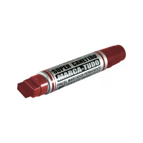 Pincel atômico canetão ponta 20mm super vermelho Radex