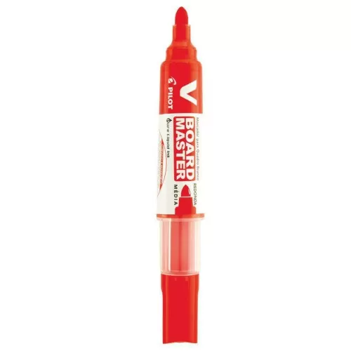 Pincel para quadro branco líquido 5,5ml vermelho recarregável Pilot