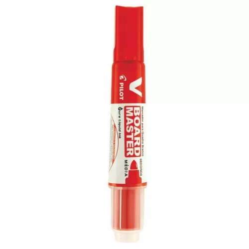 Pincel para quadro branco líquido 5,5ml vermelho recarregável Pilot