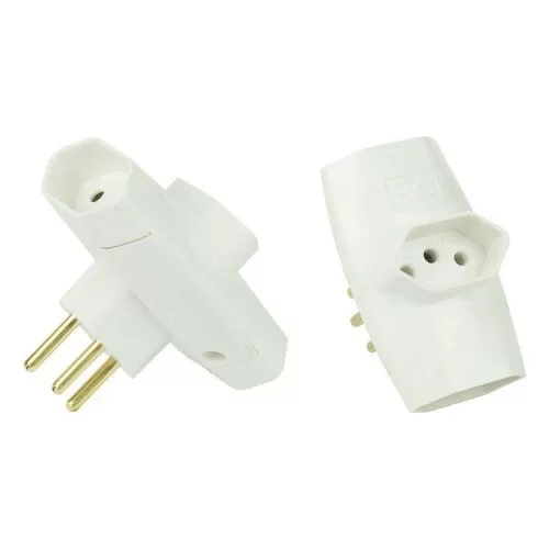 Pino adaptador T 03 saídas 03 pinos blister F.C