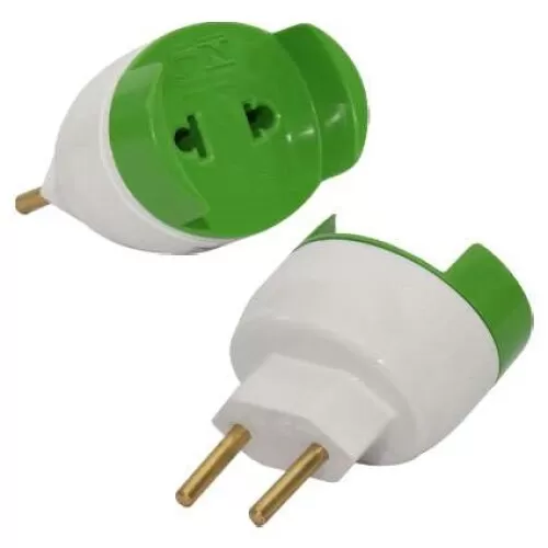 Pino adaptador universal color 2 pinos blister Compolux