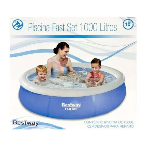 Piscina inflável Fast Set 168x51cm 1000 litros Bestway