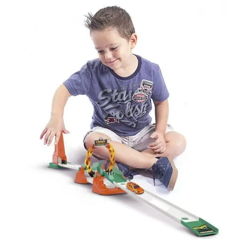 Pista com 01 carrinho Crazy Streets Ramp Bs Toys