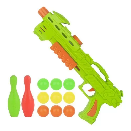 Pistola lança bolinhas 31cm Pop Brinquedos