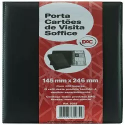 Porta cartão de visita com 400 lugares 145x246mm Dac