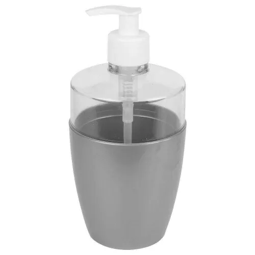 Porta sabonete líquido 350ml acrílico liso sortido Plastserv