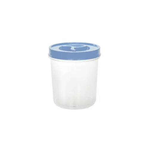 Pote plástico porta mantimento redondo transparente 500ml Ercaplast