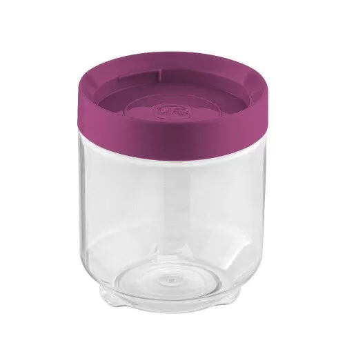 Pote plástico multiuso conecta 600ml magenta Uz. Utilidades