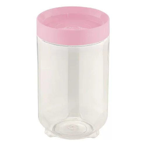 Pote plástico multiuso conecta 900ml rosa Uz. Utilidades