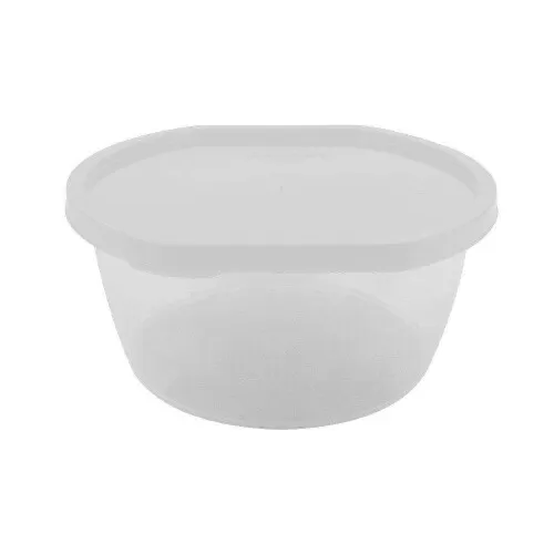 Pote plástico slim closed 1450ml redondo transparente Plastjet