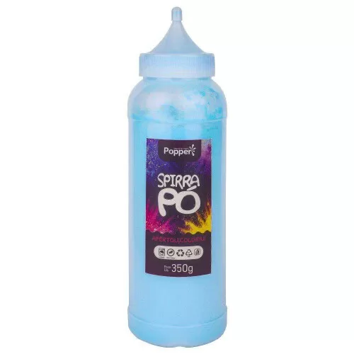 Pó colorido spirra azul chá revelação bisnaga 350g Popper