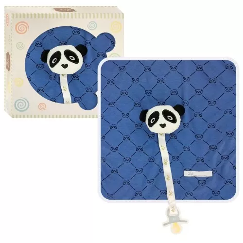 Porta chupeta naninha urso panda Zip