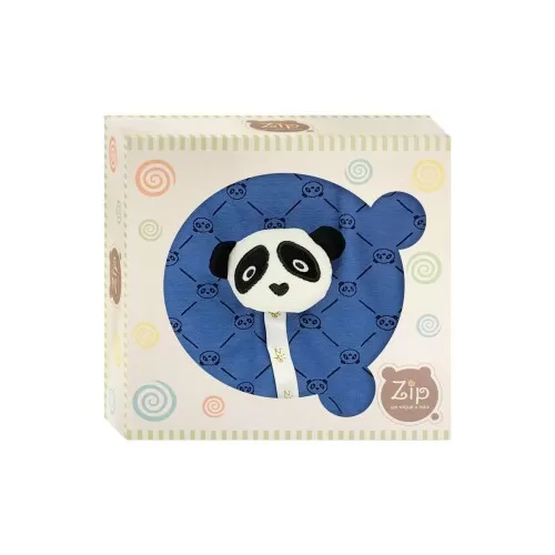 Porta chupeta naninha urso panda Zip