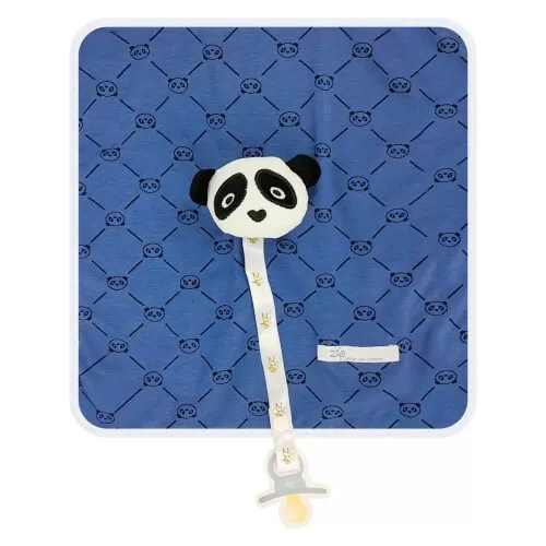 Porta chupeta naninha urso panda Zip