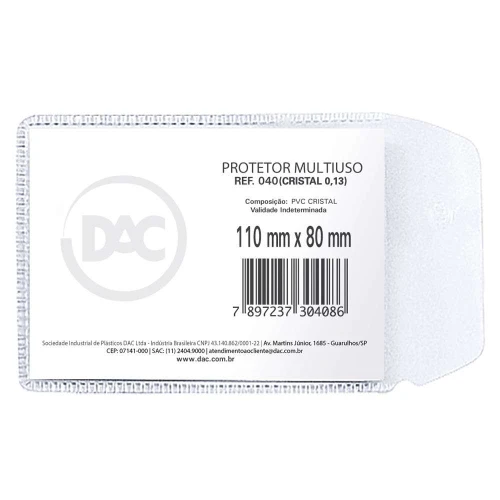 Porta documento 110mmx80mm Dac