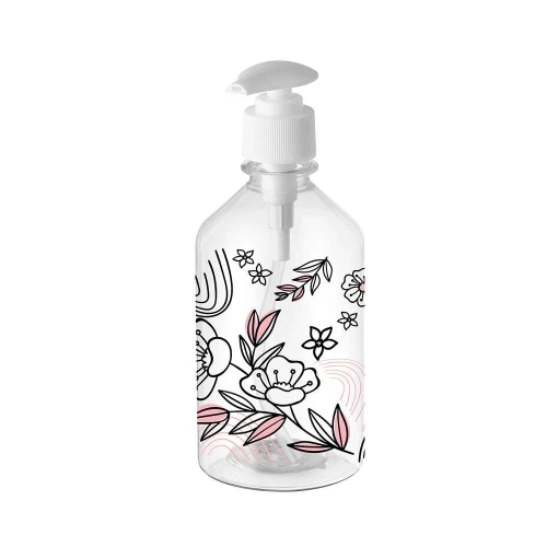 Porta sabonete líquido 450ml Paris Flor Plasduran