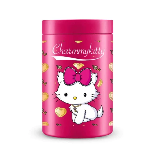 Pote plástico decorado Charmmy Kitty rosa 1500ml Bandeirantes