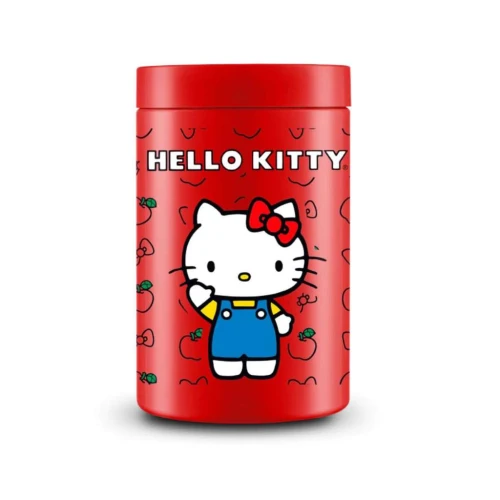 Pote plástico decorado Hello Kitty vermelho 1500ml Bandeirantes