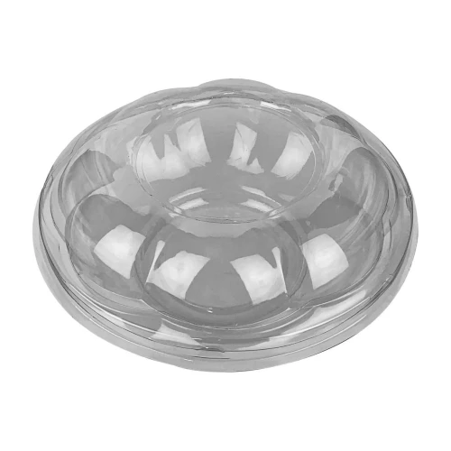 Pote plástico descartável bowl cristal 500ml com 100 unidades marplast