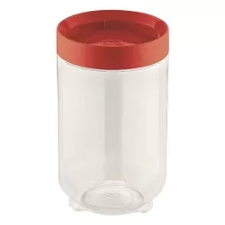 Pote plástico multiuso conecta 900ml vermelho Uz. Utilidades