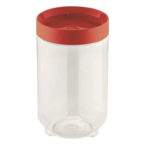 Pote plástico multiuso conecta 900ml vermelho Uz. Utilidades