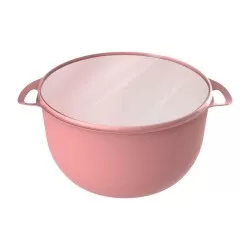 Pote plástico redondo container 3,2 litros rosa Uninjet