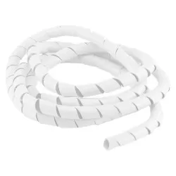 Protetor de cabos espiral branco 02mt x 18mm Bestfer