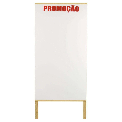 Quadro branco duplo promoção/oferta para calçada 100x60 Souza