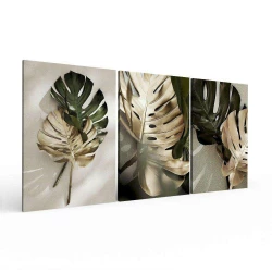 Quadro decorativo conjunto com 03 unidades 40x60cm sortidos