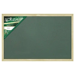 Quadro escolar verde com moldura de madeira 100x80cm Souza