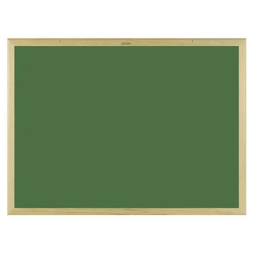 Quadro escolar verde com moldura de madeira 80x60cm Souza