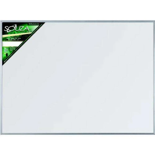 Quadro branco com moldura de alumínio 100x80cm Souza