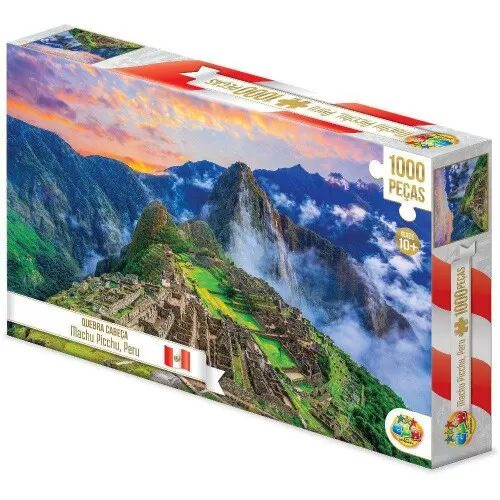 Quebra-cabeça Machu Picchu 1000 peças 72x52CM Ggbplast