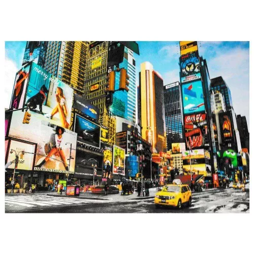 Quebra-cabeça Times Square 1000 peças 72x52cm Ggbplast