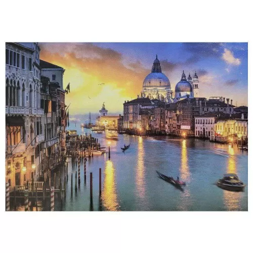 Quebra-cabeça Veneza Italia 1000 peças 72x52cm Ggbplast