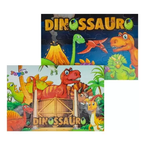 Quebra-cabeça dinossauro 30 peças Mini Toys