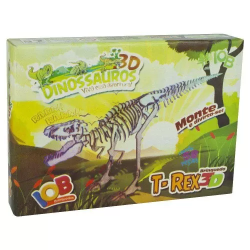 Quebra-cabeça dinossauro 3D T-rex 58 peças IOB