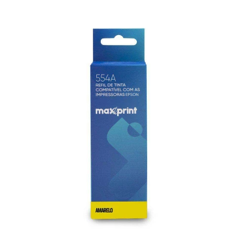 Refil de tinta Epson T544420/544A Amarelo 70ml Maxprint