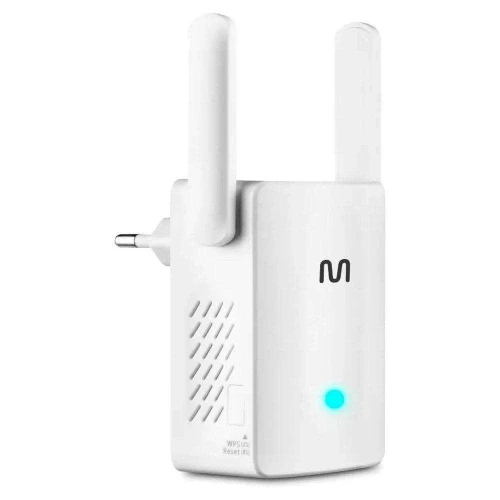 Repetidor Wifi 300mbps 2.4GHZ bivolt branco 02 antenas Multilaser