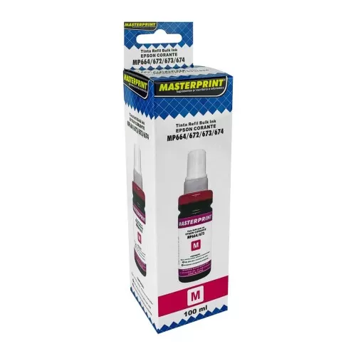 Refil de tinta Epson MP664/672/673/674 pink 100ml Masterprint