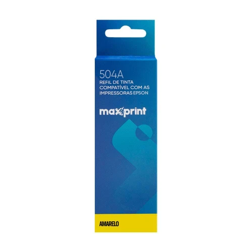 Refil de tinta Epson T544220/504A amarelo 70ml Maxprint