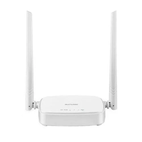 Roteador 300 Mbps wireless 2.4GHz bivolt branco com 2 antenas Multilaser