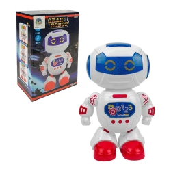 Robô articulado com luz e música 99 Toys