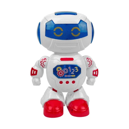 Robô articulado com luz e música 99 Toys